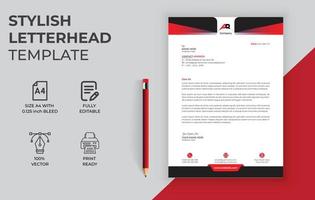 New and Corporate letterhead template design vector