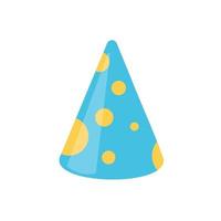 Vector party hat. colorful conical hat