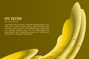 Yellow abstract background with shine glowing effect vector