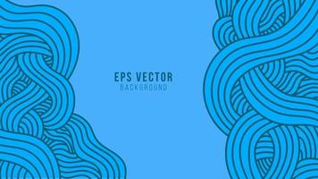 Wavy lines blue abstract background eps vector illustration wave line