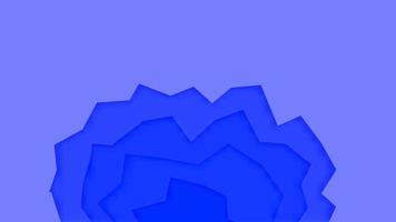 Blue purple abstract papercut background with gradient paper cut vector