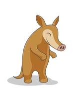 Aardvark Cartoon Vector