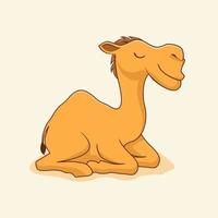 Camel Cartoon Illustrations vector