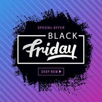 Black Friday Sale Web Banner Design Template vector