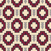 Tribal southwestern native american navajo pattern vector