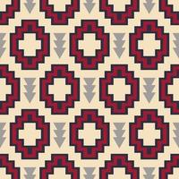 Tribal southwestern native american navajo pattern vector