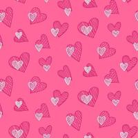 Vector romantic seamless pattern