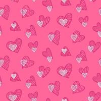 Vector romantic seamless pattern