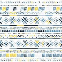 Ikat geometric stripe pattern. Tribal ethnic theme vector