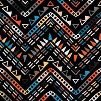 patrón de zigzag geométrico ikat. tema étnico tribal