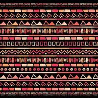 Ikat geometric stripe pattern. Tribal ethnic theme vector