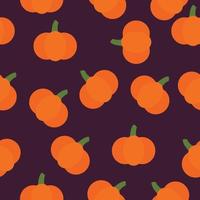 cute little pumpkin seamless pattern background vector