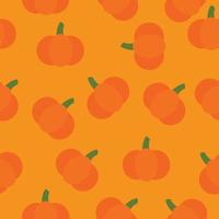 cute little pumpkin seamless pattern background vector