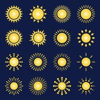 sun icon vector. sun icon vector illustration