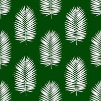 hojas de palma, seamless, patrón vector
