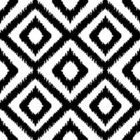 Ethnic squared seamless pattern vector