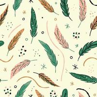 Feather pattern. Feather background vector