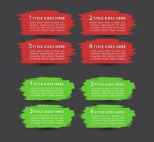 infographic with gradient and effect with 4, 5, 6 options or steps vector