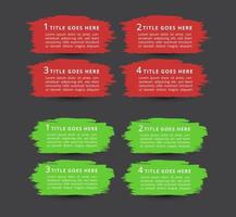 infographic with gradient and effect with 4, 5, 6 options or steps vector