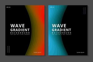 abstract  background with wavy and line concept vector