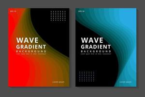 abstract  background with wavy and line concept vector