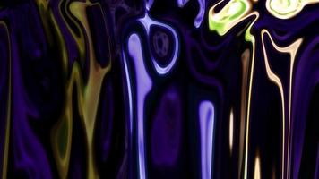 Fondo iridiscente líquido púrpura abstracto video