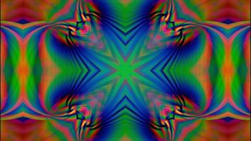 abstract textured multicolored kaleidoscope background. video