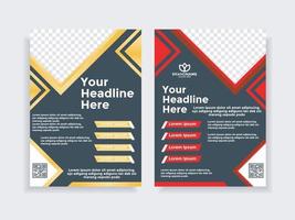 business flyer design. advert brochure. banner promotion