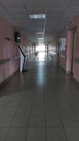 Empty corridor of the clinic. City Hospital photo