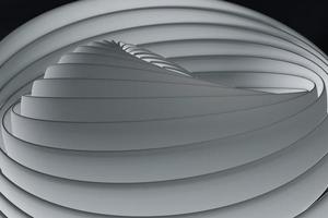 background with white line curve design. background,3d Rendering photo