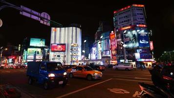 Ximending market in Taipei Taiwan video