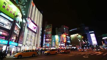 Ximending -marknaden i Taipei Taiwan video