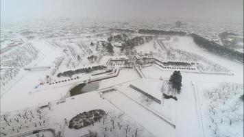 torre goryokaku in hokkaido giappone video