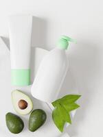 Squeeze bottle and pump bottle for cosmetic dispensing photo