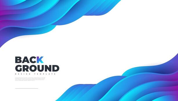 Diseño de fondo abstracto moderno con colorido fluido y forma líquida vector