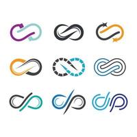 Infinity logo images vector