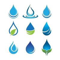 Water drop logo images vector