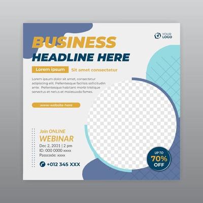 Business social media template