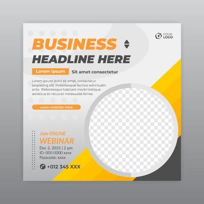 Business social media template