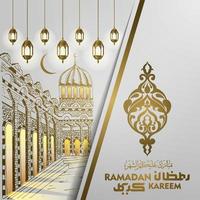 Ramadan Kareem Greeting Islamic Illustration vector design