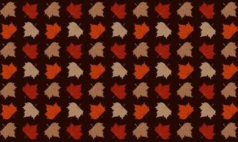 maple leaves seamless pattern background. vector illustration