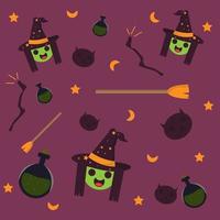 Seamless Halloween Pattern vector