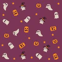 Seamless Halloween Pattern vector