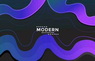 Dynamic modern background with colorful fluid shapes vector