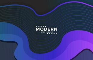 Dynamic modern background with colorful fluid shapes vector