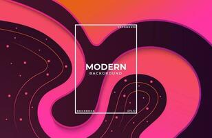 Dynamic modern background with colorful fluid shapes vector