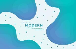 Dynamic modern background with colorful fluid shapes vector