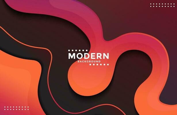 Dynamic modern background with colorful fluid shapes