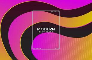 Dynamic modern background with colorful fluid shapes vector