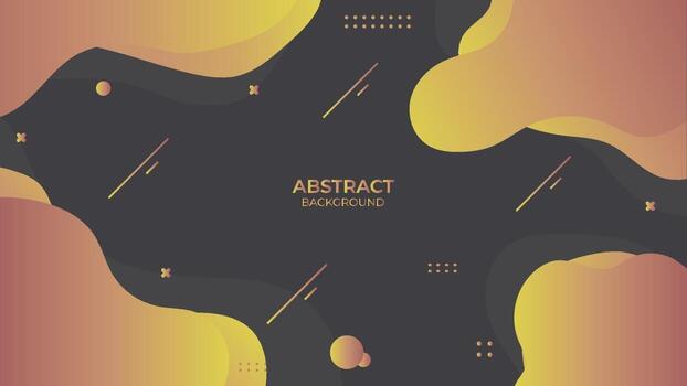 Background abstract fluid design with geometric object vector